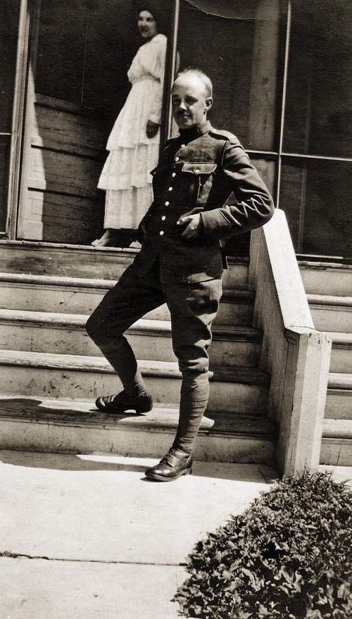 James Mackenzie served in the First World War as a machine gunner.