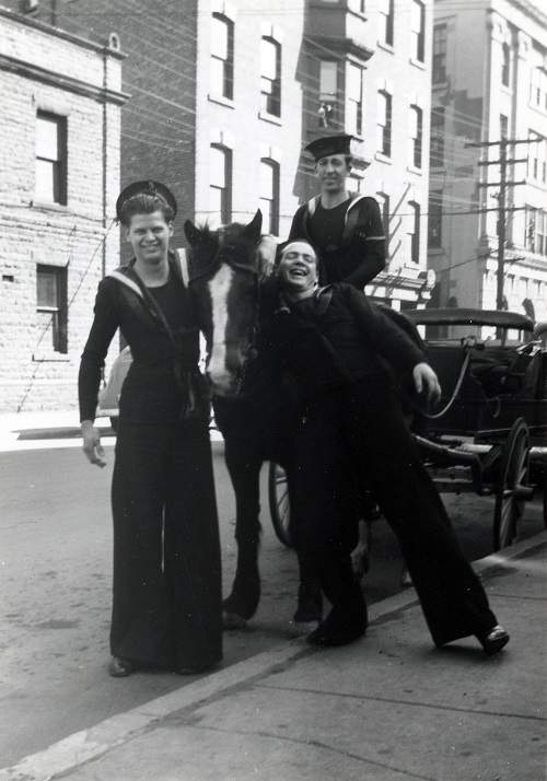 James Dangerfield served in the navy during the Second World War.