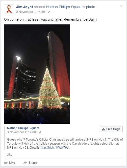 Toronto takes criticism over early Christmas tree installation - image