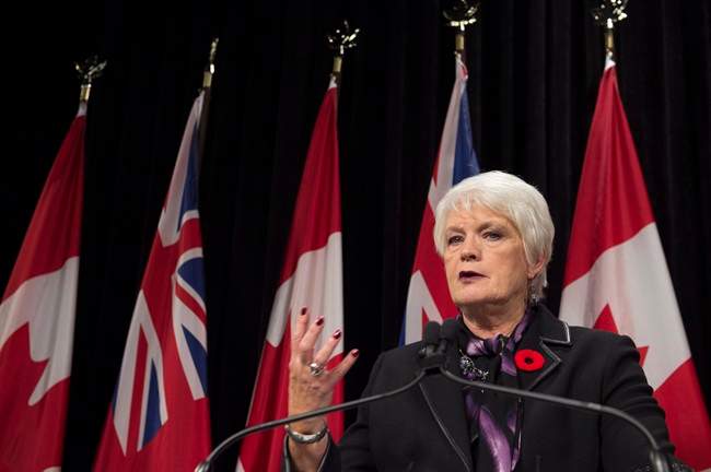 Treasury Board President Liz Sandals suggests opposition to Nestle water taking is based on "misinformation.".