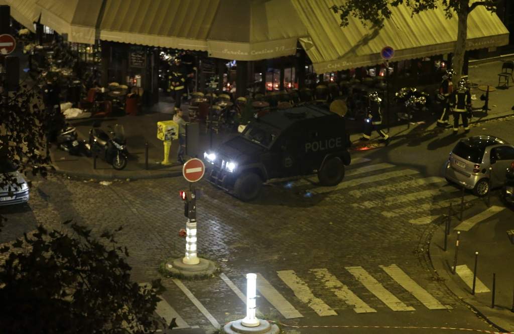 Over 100 people were killed and many injured in an 'unprecedented' series of bombings and shootings across the capital.