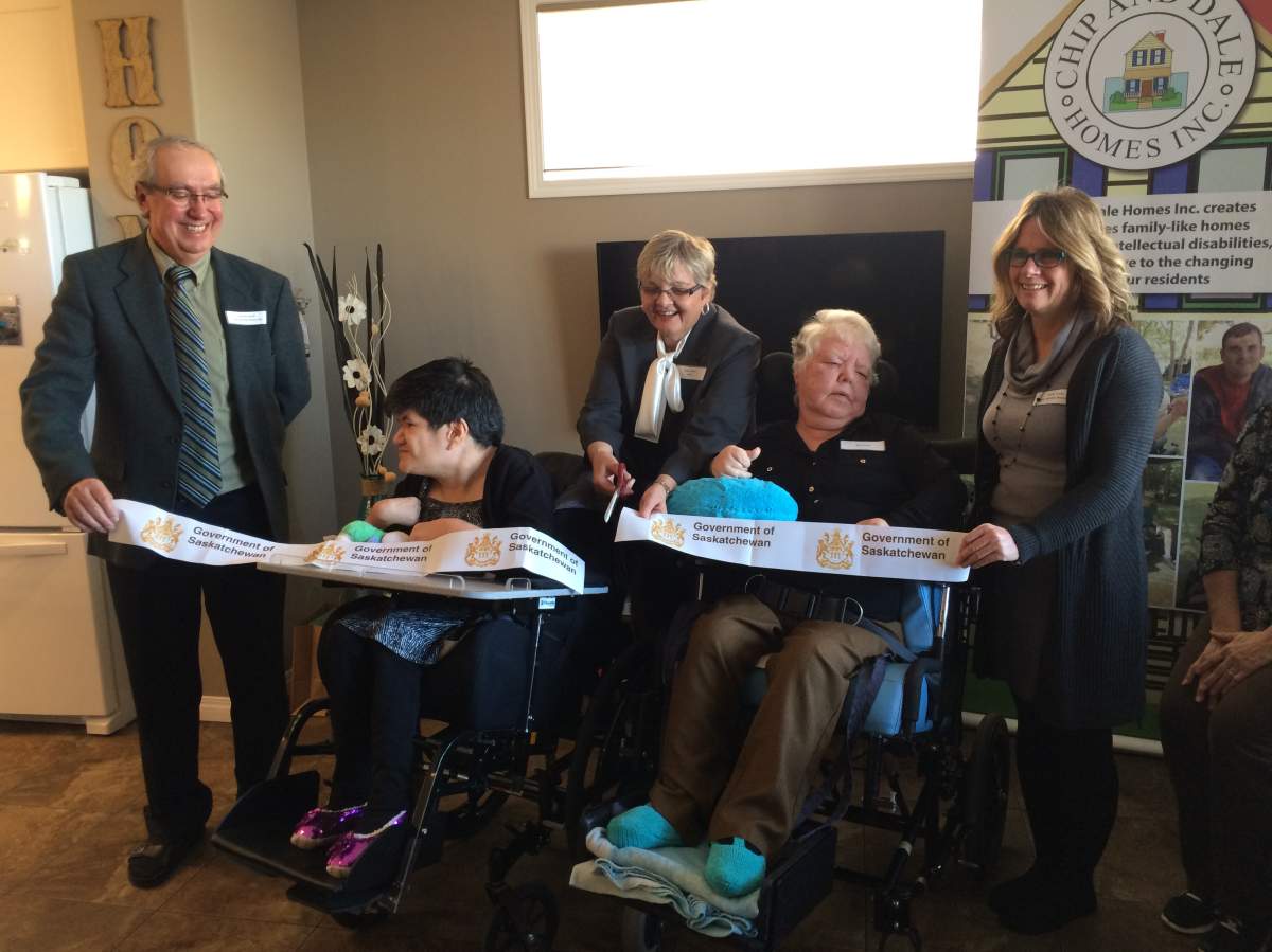 It took 18 months to design and build and has been equipped to house four residents with intellectual disabilities.