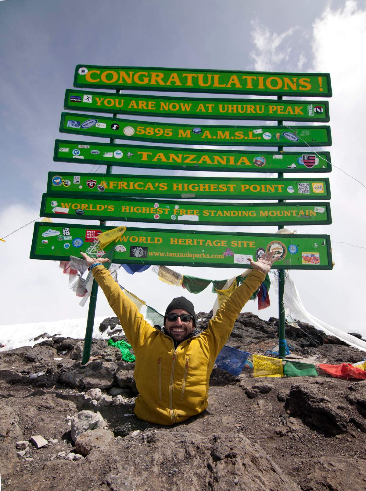 In 2012 Spencer West climbed to the summit of Mount Kilimanjaro – Credit Free The Children.
