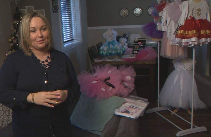 Melissa Chenier makes handmade clothing and accessories for children.