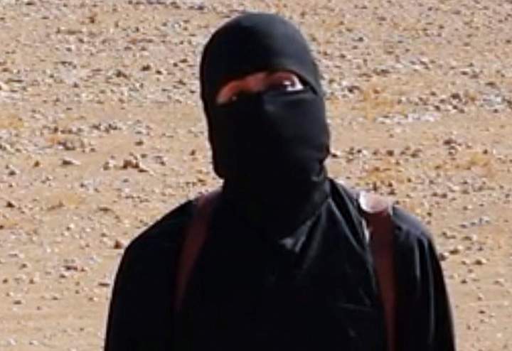 This still image from undated video released by Islamic State militants on Oct. 3, 2014, purports to show the militant known as Jihadi John.