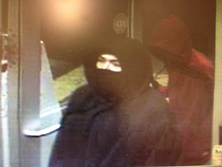 Lethbridge police are looking for two men after an armed robbery at the Safeway Gas Bar Saturday, Nov. 14, 2015.