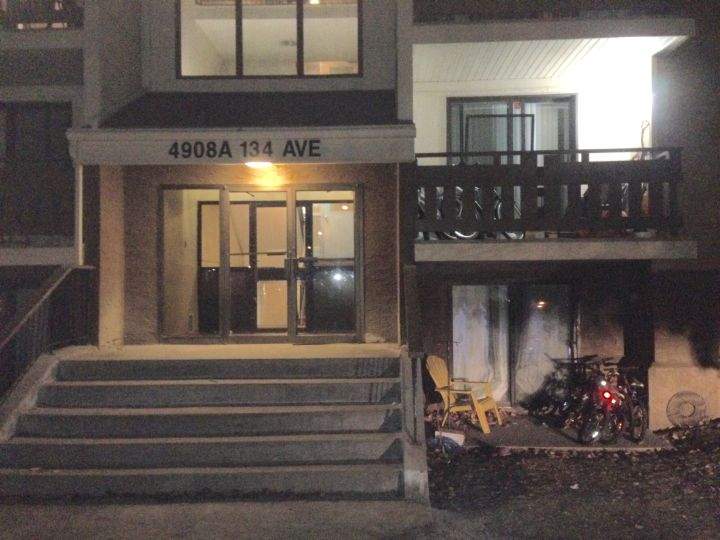 Police were called to an apartment in the area of 49 Street and 134 Avenue Saturday, Nov. 21, 2015.