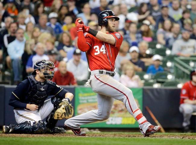 Aside from Washington's Bryce Harper (34), Monday night's MLB home run derby lacked star power.
