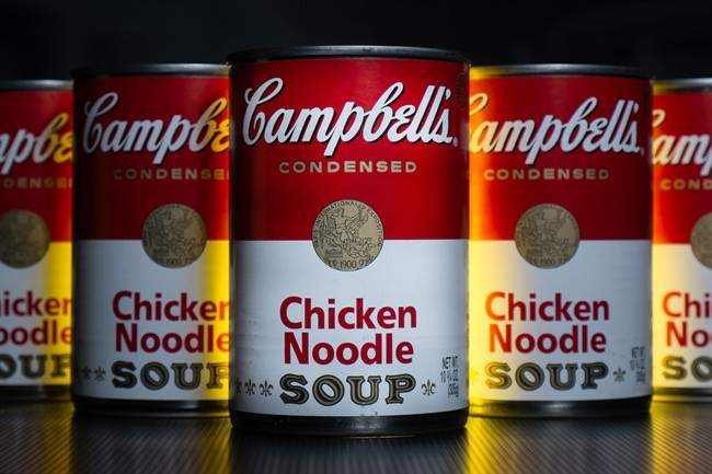 In this Wednesday, Jan. 8, 2014, file photo, cans of Campbell's soup are photographed in Washington. 