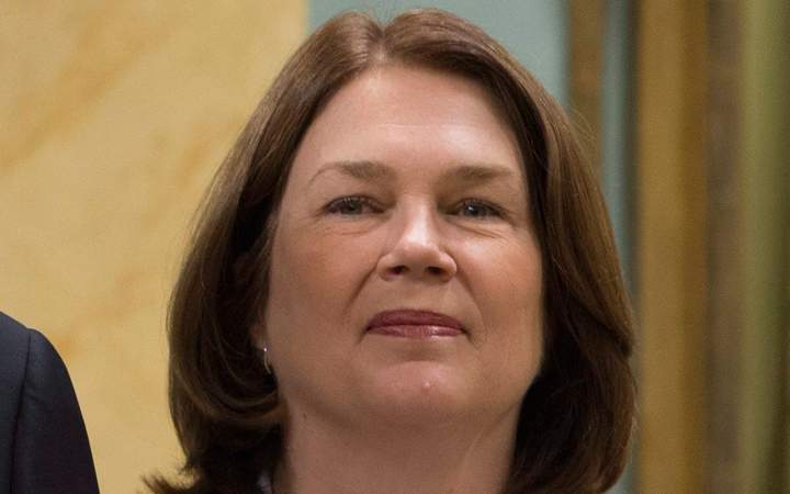 Health Minister Jane Philpott is seen during a group photo after being sworn in Wednesday Nov.4, 2015 in Ottawa. 
