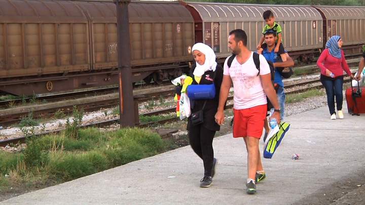 Sayid and Amira (not their real names) walk along the Balkan Route on their way to what they hope is a new life, and safe haven, in Northern Europe