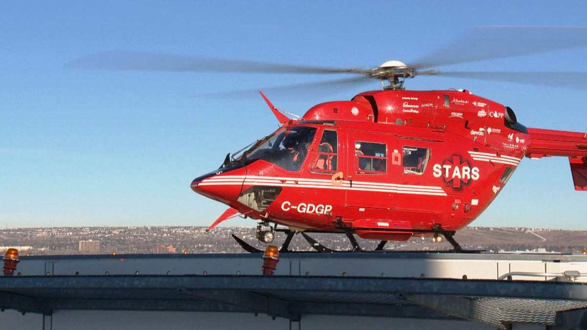 A pedestrian was airlifted to hospital after reportedly hit by a car (file photo).