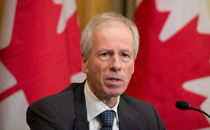 Foreign Affairs Minister Stephane Dion speaks with the media ahead of the Commonwealths Heads of Government meeting, Thursday Nov. 26, 2015 in Valletta, Malta. 