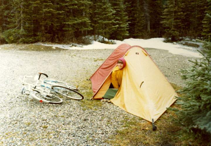 Here’s of photo of the tent Rob and Nancy used while camping in British Columbia in 1978.