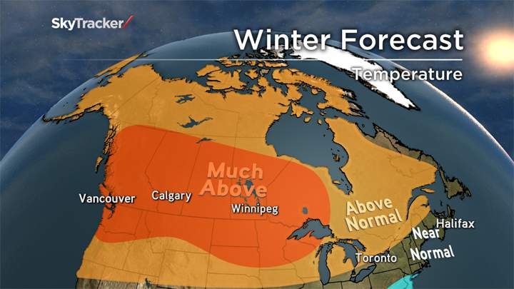 Anthony Farnell’s winter forecast: We could see record warm start across Canada - image