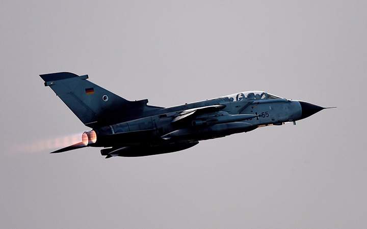 A 'Tornado' aircraft ' of the German Air Force photographed  in Jagel, Germany, Friday Dec. 4, 2015.