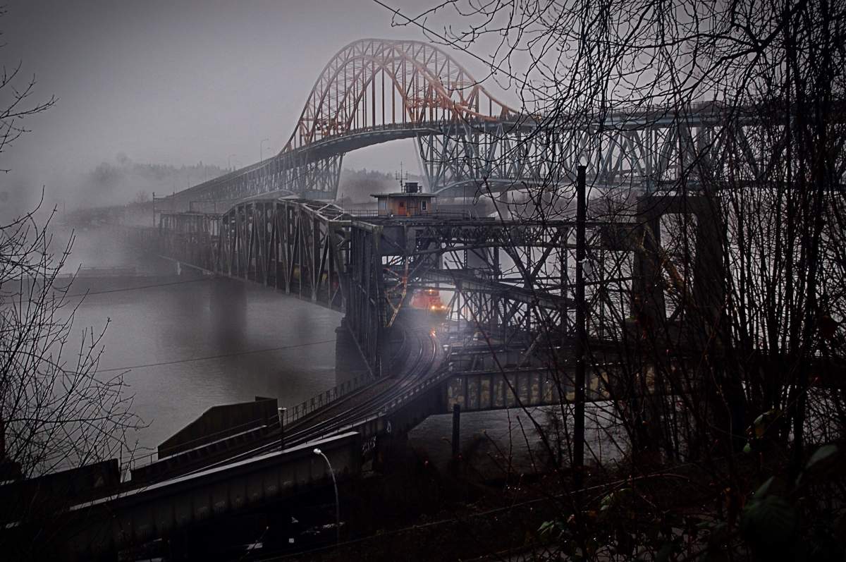 The Pattullo Bridge.