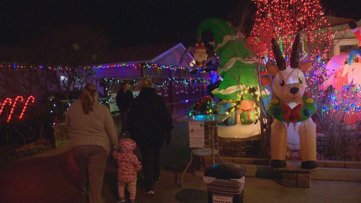 Last year about 15,000 people visited Candy Cane Lane.