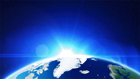 An animated graphic of the melting Arctic sea ice from 1979 to 2015.