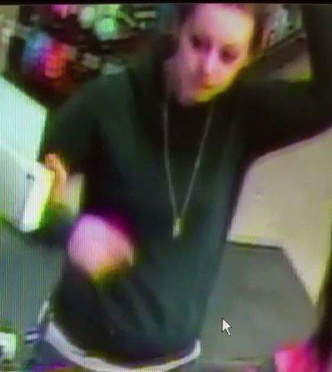 A screengrab of one of the suspects.