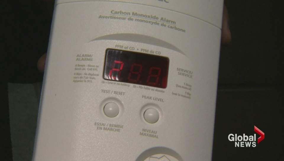 A carbon monoxide detector.