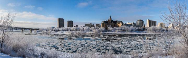 This panoramic photo taken in Saskatoon was sent in by Jacqui Ferguson.