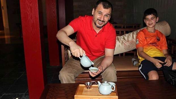 Salim Alaradi, left, was  imprisoned in the United Arab Emirates last August.