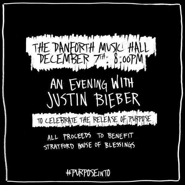 Justin Bieber at the Danforth Music Hall