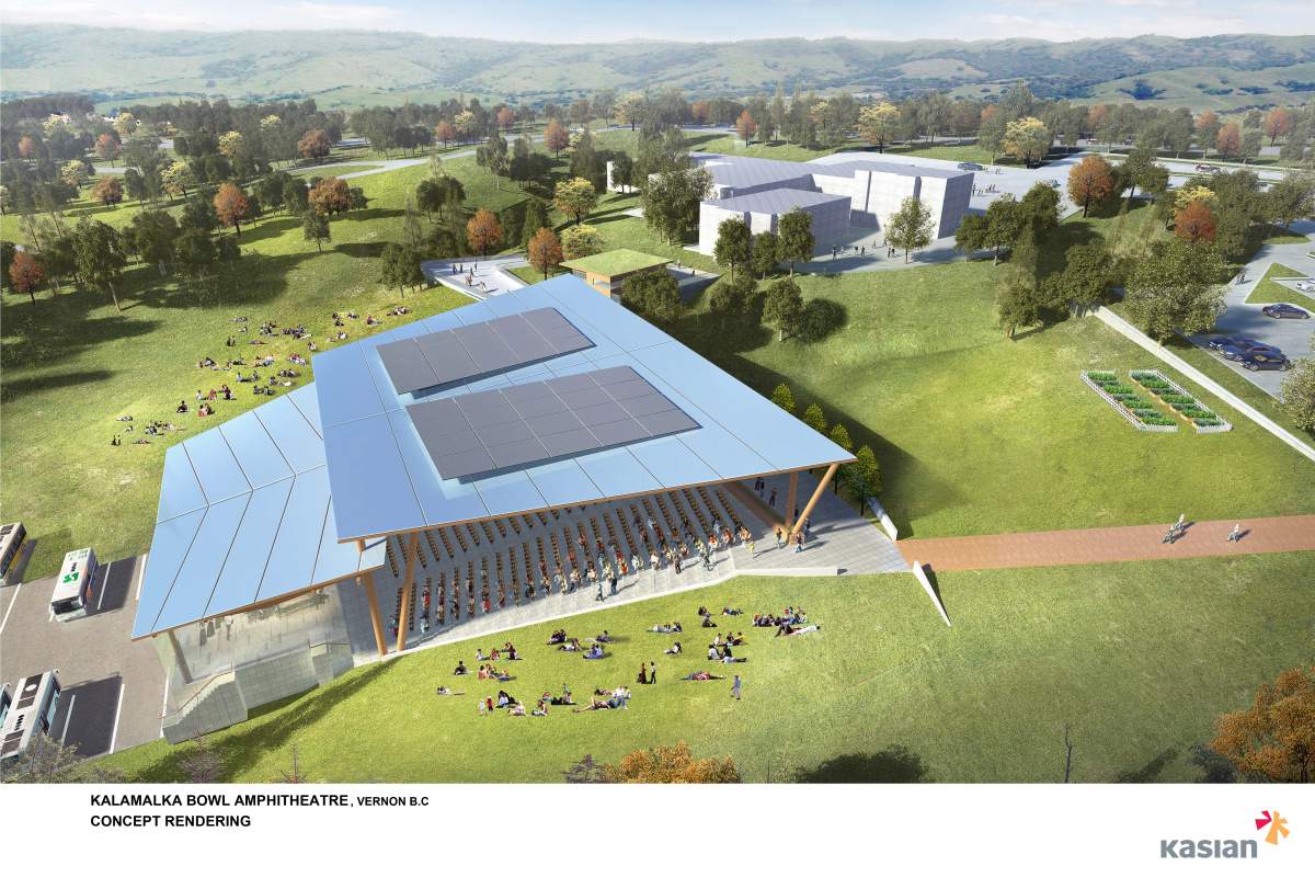 Outdoor amphitheatre proposed for Okanagan College Vernon - image