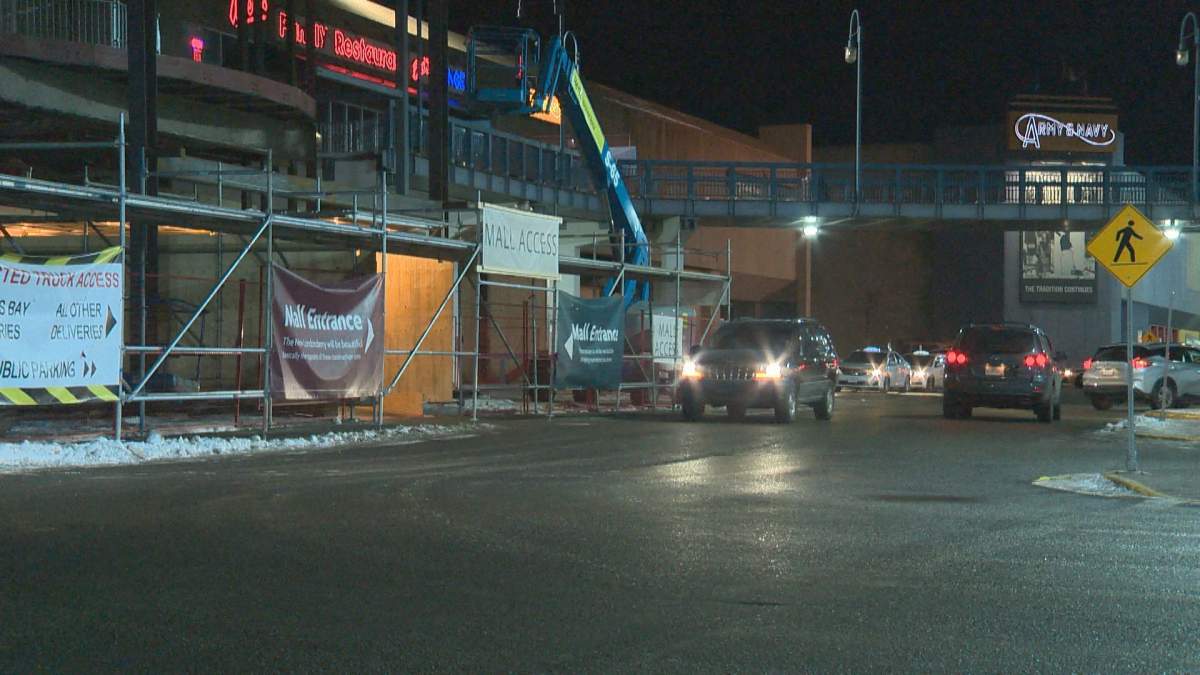  An elderly woman was taken to hospital with serious injuries after she was allegedly hit in a marked crosswalk at Londonderry Mall in north Edmonton on Thursday afternoon. December 3, 2015.