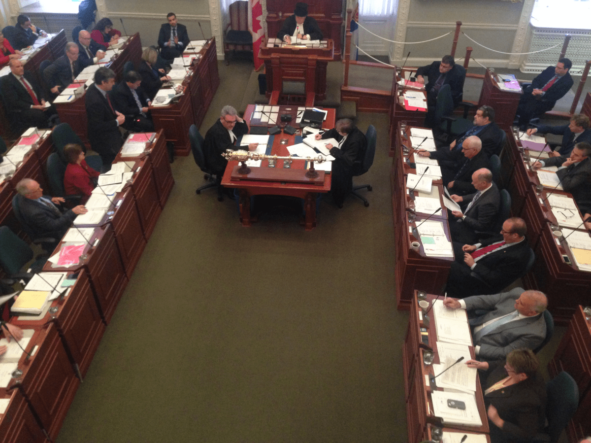 Stephen McNeil speaks during Question Period on December 9, 2015. 