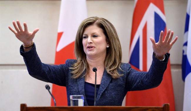 Interim Conservative leader Rona Ambrose.