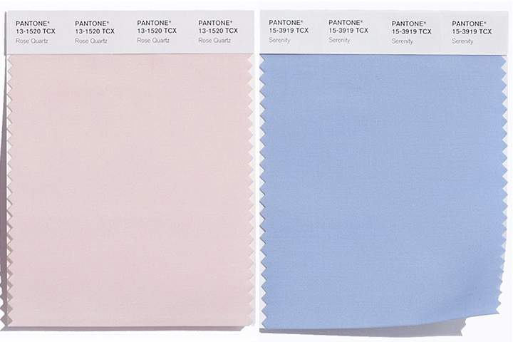 Pantone's new dual colours of the year.