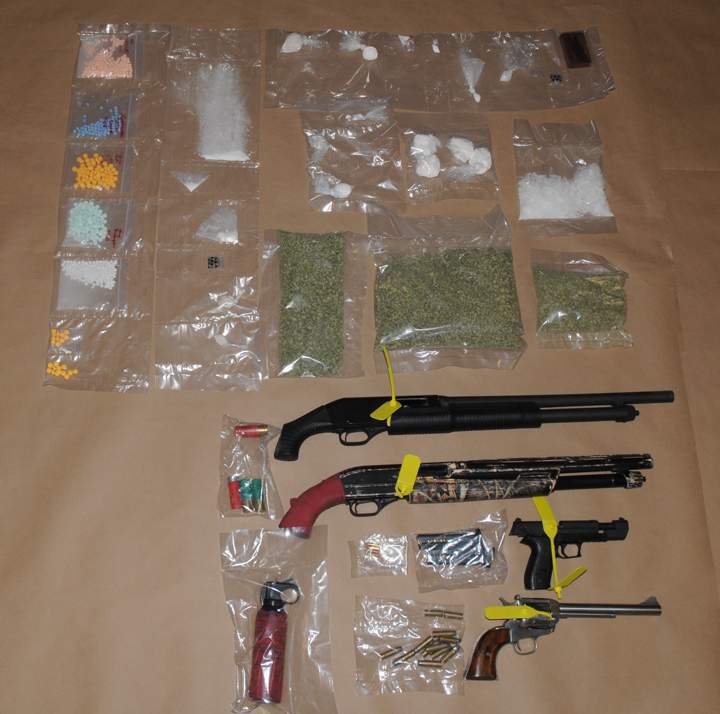 Three people are facing over 100 charges following a drug bust in Saskatoon.