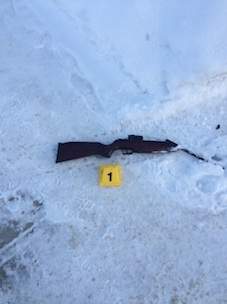 According to ASIRT, the victim came out of the house wielding this gun.