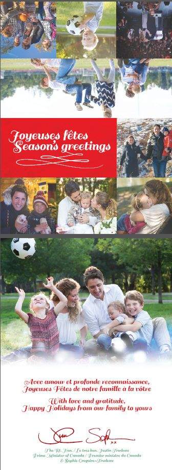 Justin Trudeau sends out holiday card; Is he the only one doing it? - image