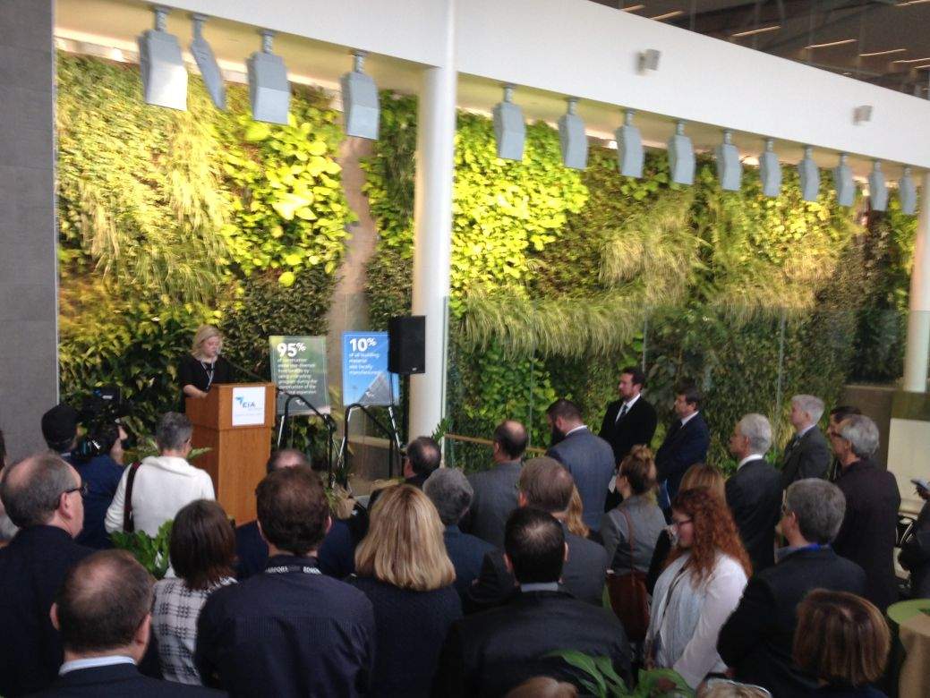 Edmonton Airport honoured with LEED certification Jan. 27, 2016.