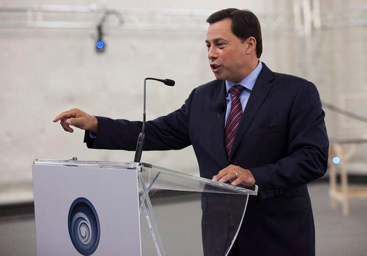 Ontario Minister of Economic Development and Innovation Brad Duguid speaks during a press conference in Toronto on Thursday, September 13, 2012.