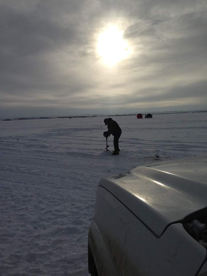 Jan. 13: This Your Saskatchewan photo of ice fishing on Blackstrap Lake was snapped by Jared Thorvaldson.