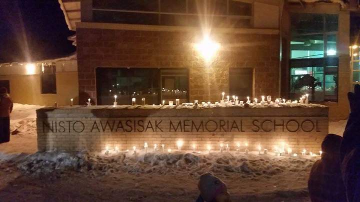 Jan. 25: This Your Saskatchewan photo was taken by Dineen Daniels in Cumberland House of one of the many vigils being held for the tragedy in La Loche.