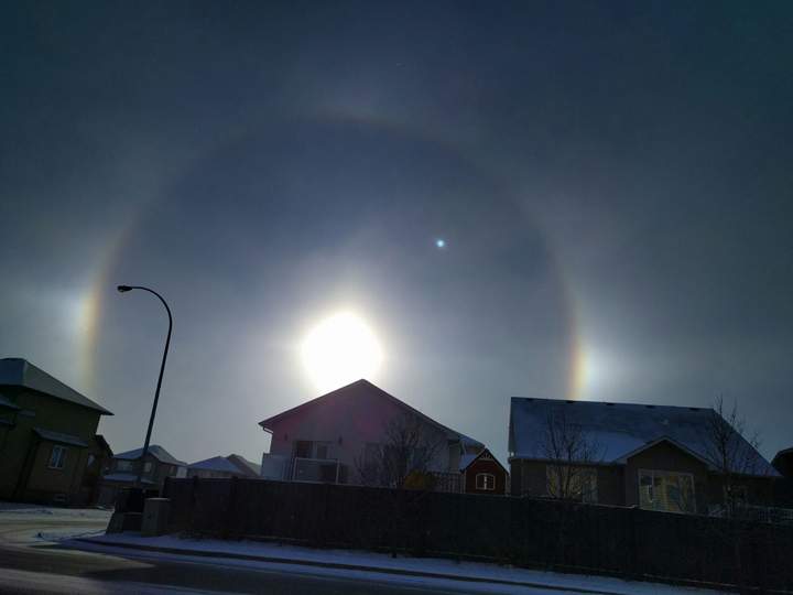 Jan. 27: This Your Saskatchewan photo of a sundog was taken by Tim Gee in Regina.