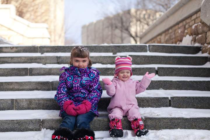 Jan. 28: This Your Saskatchewan photo was taken by Karoline Mallow of 19-month-old Makenley and Kloe, 7, playing on snowy steps in Saskatoon.Jan. 28: This Your Saskatchewan photo was taken by Karoline Mallow of 19-month-old Makenley and Kloe, 7, playing on snowy steps in Saskatoon.