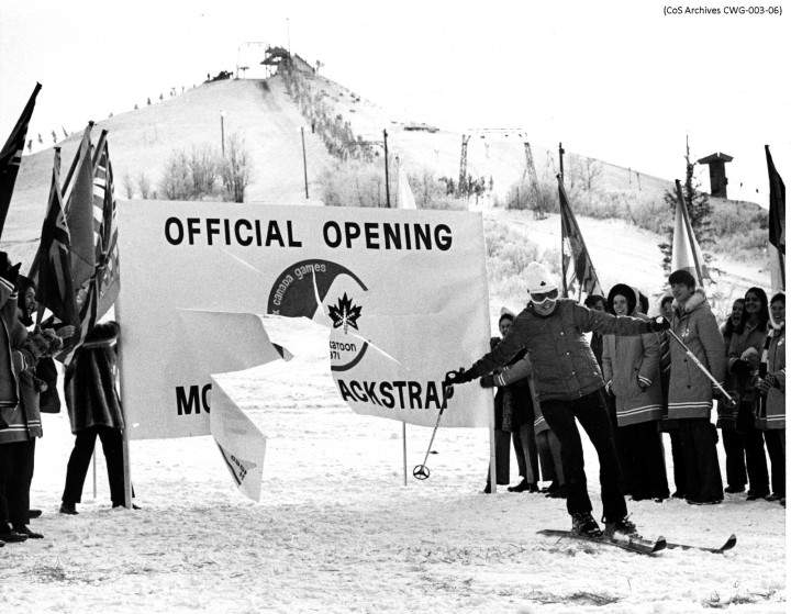 The official opening of the Blackstrap Ski Hill.