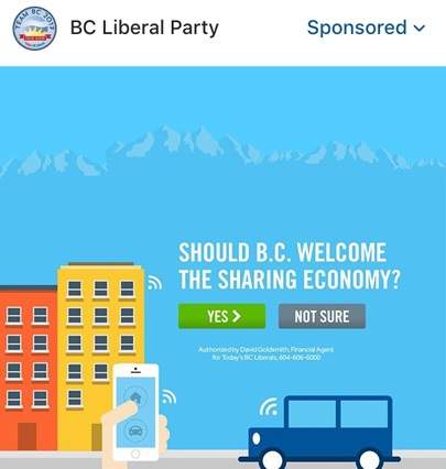 WATCH: Are B.C. Liberals warming up to sharing economy services like Uber? - image