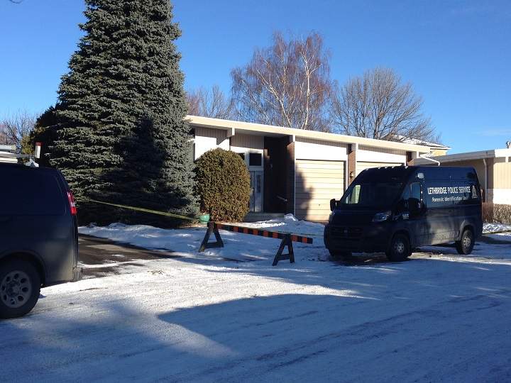 The home of Irene Carter. The elderly woman was found stabbed to death inside January 17.