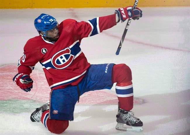 A file photo of Montreal Canadiens defenceman P.K. Subban.