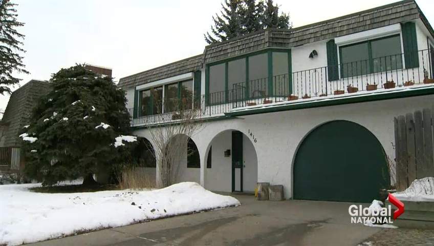The three-bedroom Calgary home where Republican presidential candidate Ted Cruz lived as a young child.