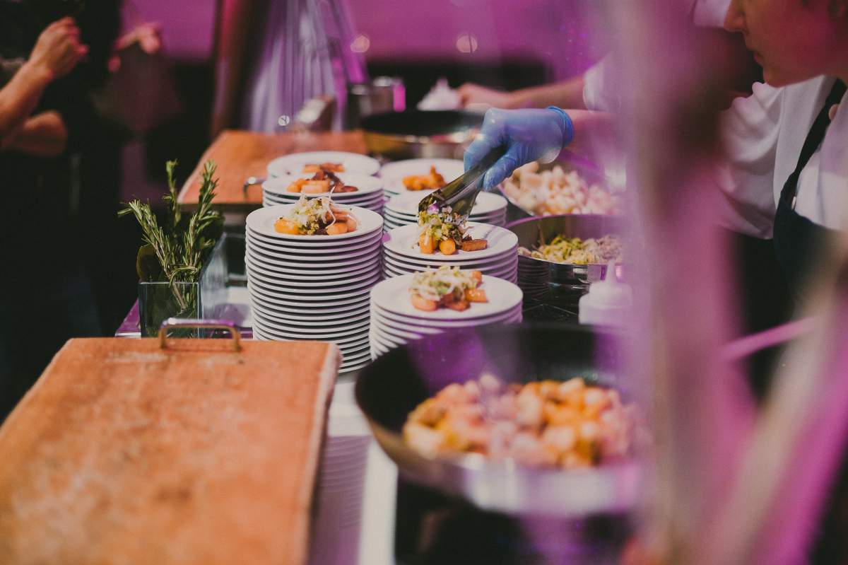 Food station by Oliver & Bonacini Restaurants.