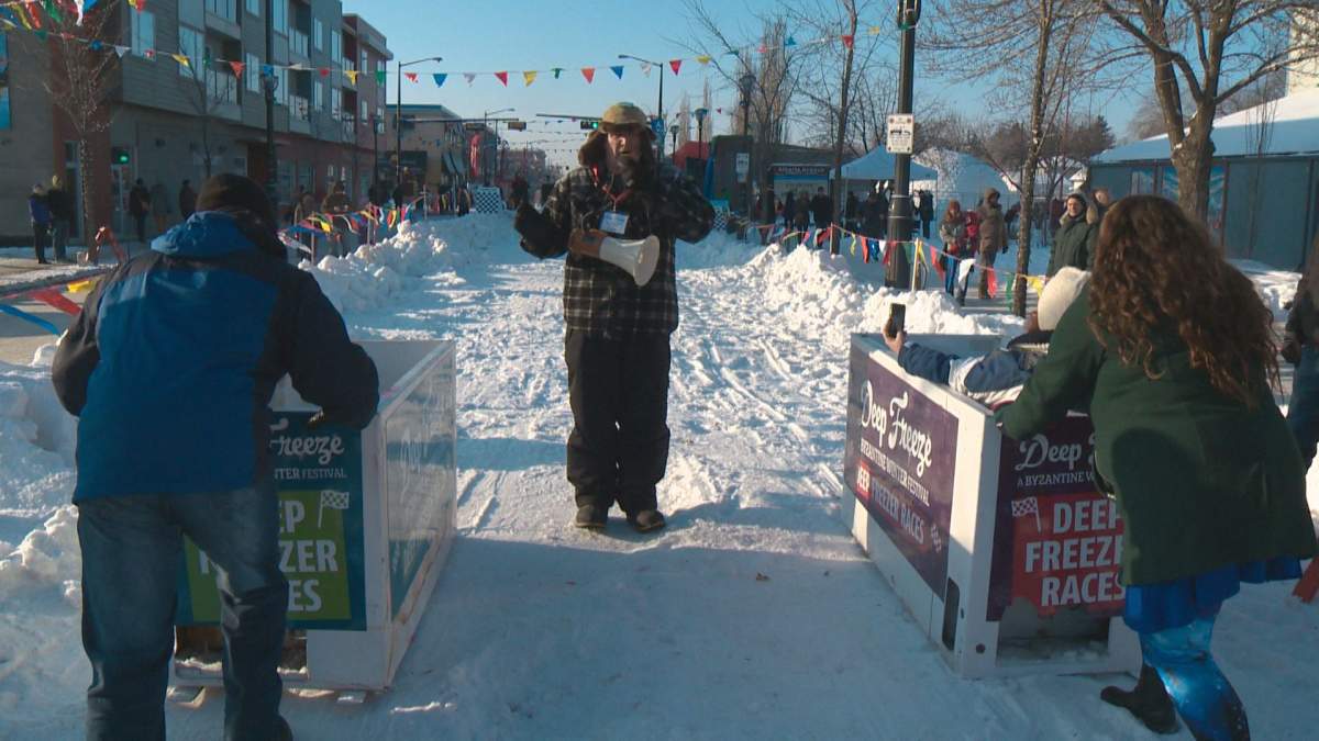 Deep freezer races