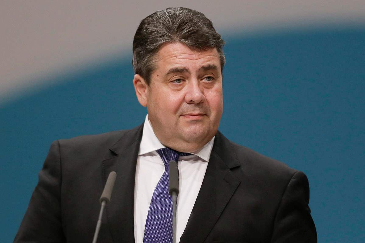 German Vice-Chancellor Sigmar Gabriel.